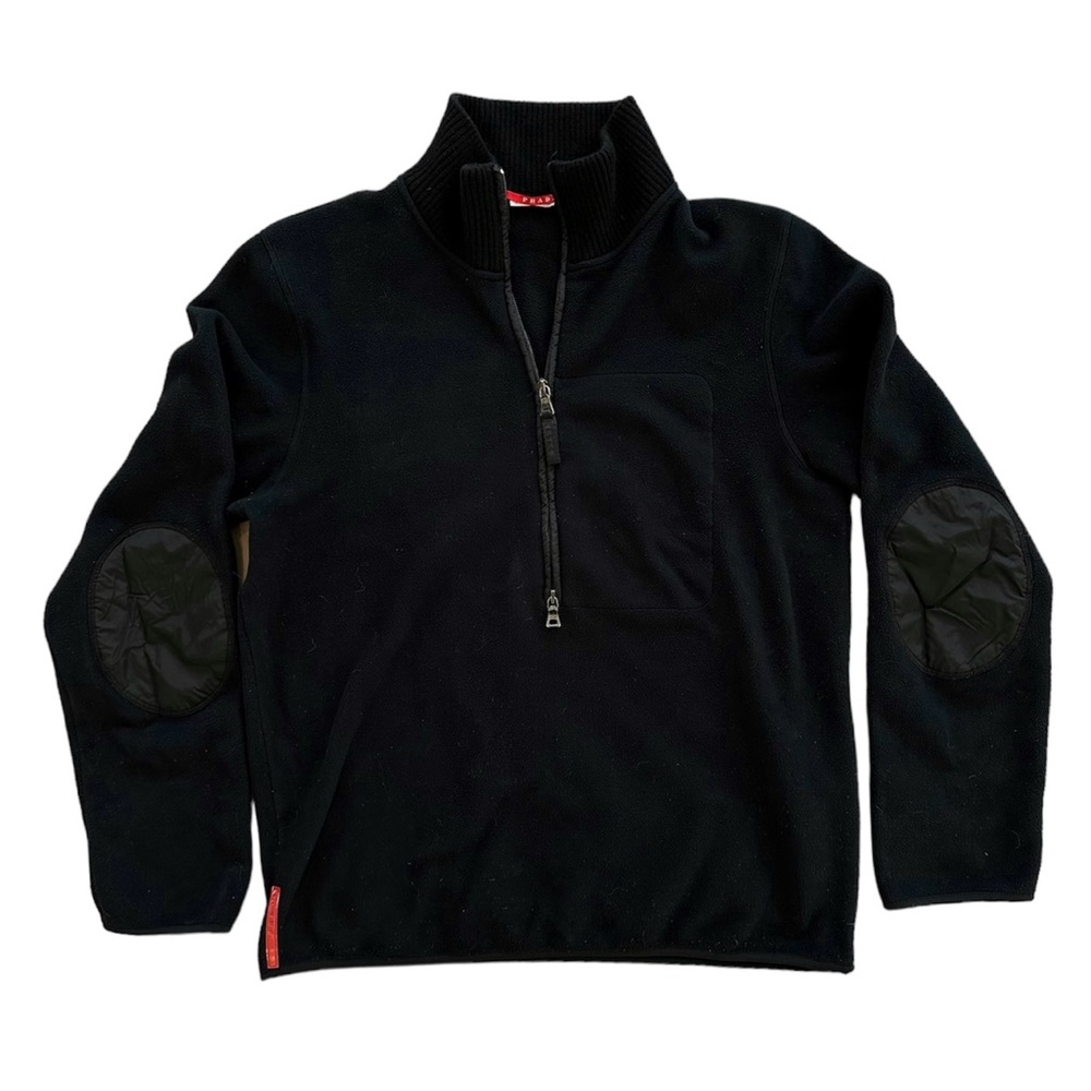 Prada Half-zip Fleece Black - XL